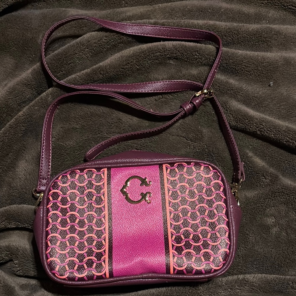 C. Wonder Pink and Purple Small Crossbody Bag
